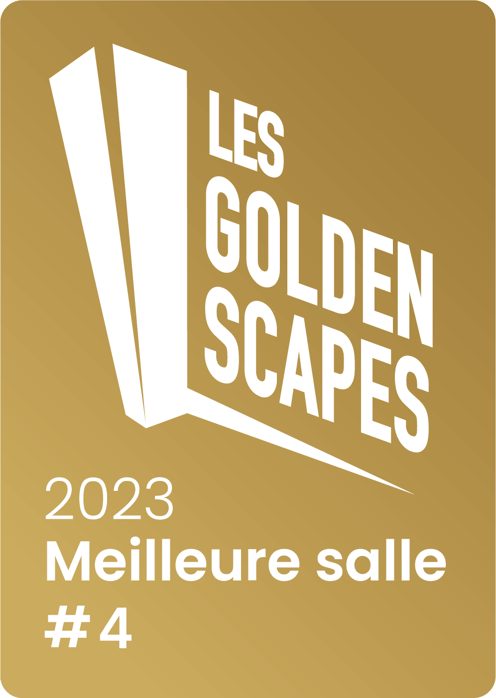 Golden Scapes 2023 — Meilleure salle #4